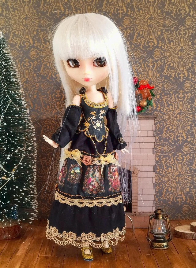 Black Deer Dolly Royal dress for Pullip dolls