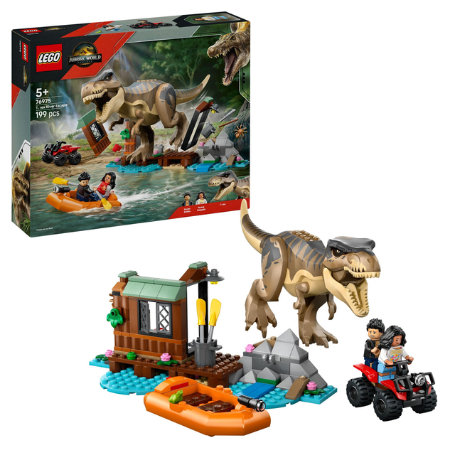 LEGO 76975 Jurassic World Flucht vor dem T.Rex