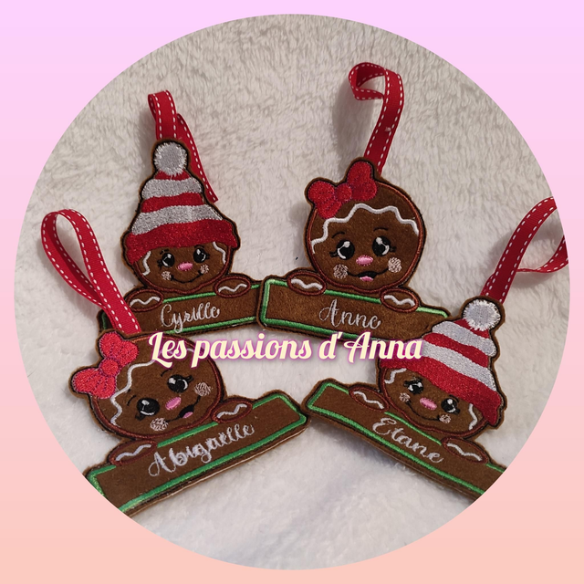 Gingerbread à suspendre 