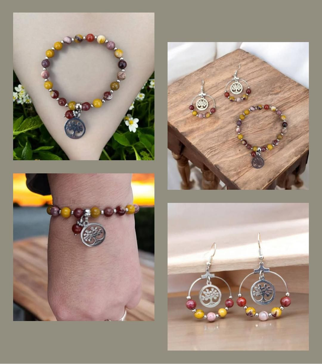 Parure Jaspe Mokaite 