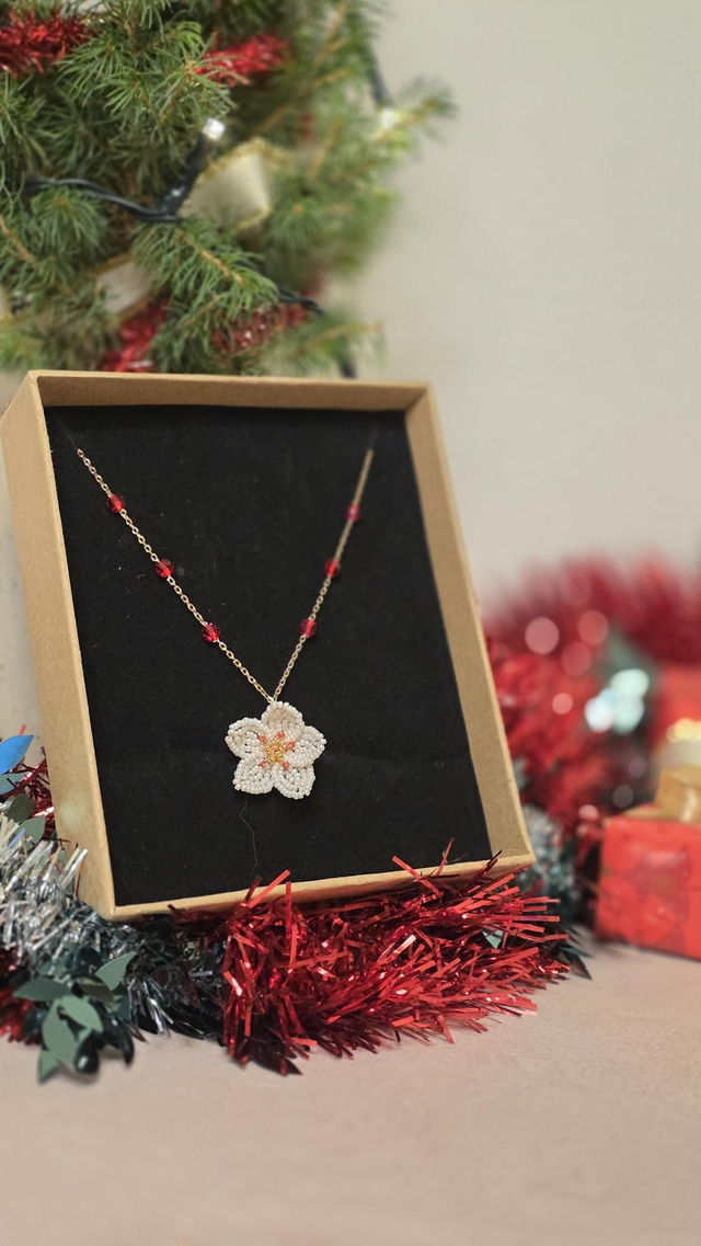 Sautoir White Christmas