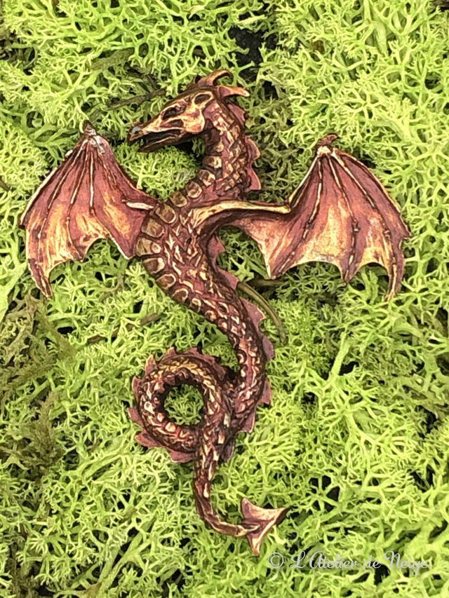 Broche Dragon de Feu