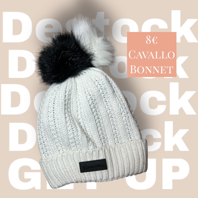 Cavallo bonnet double pompon 