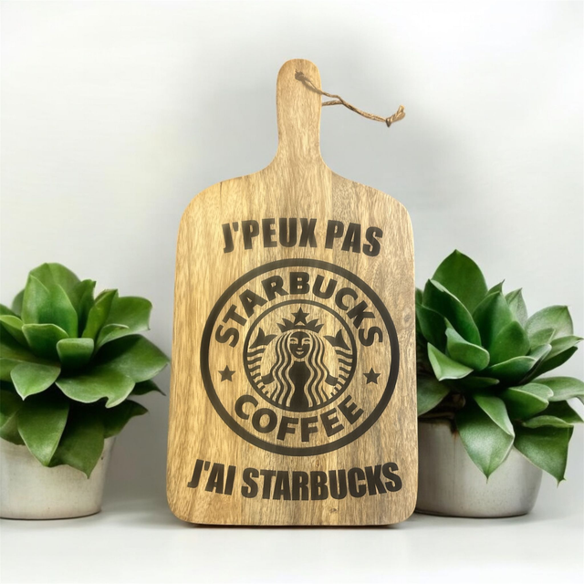 Planche a découper en bois d’acacia 28x14 cm   