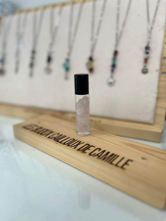 ROLL-ON DE  RÉCONFORT en  Quartz rose