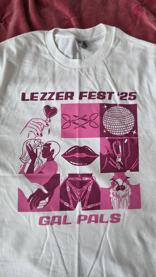 Lezzer Fest 2025 T-Shirt - White