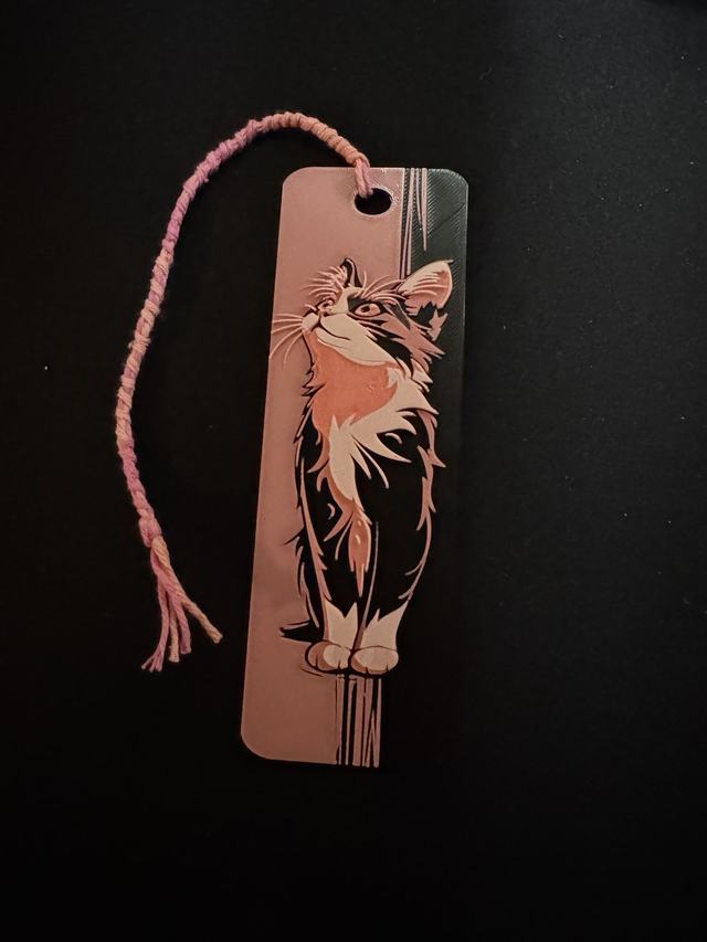 Cat Pink #2 Boekenlegger