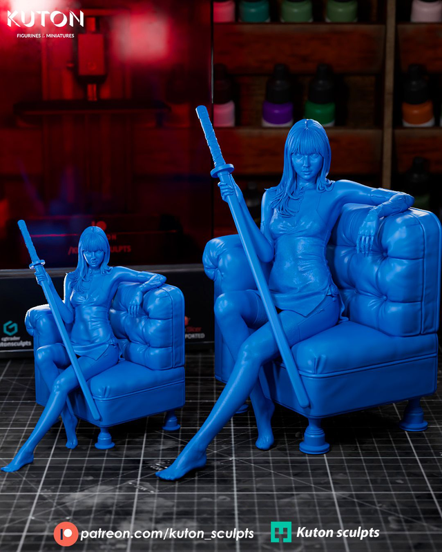 STATUE YURIKO série heroic fantasy