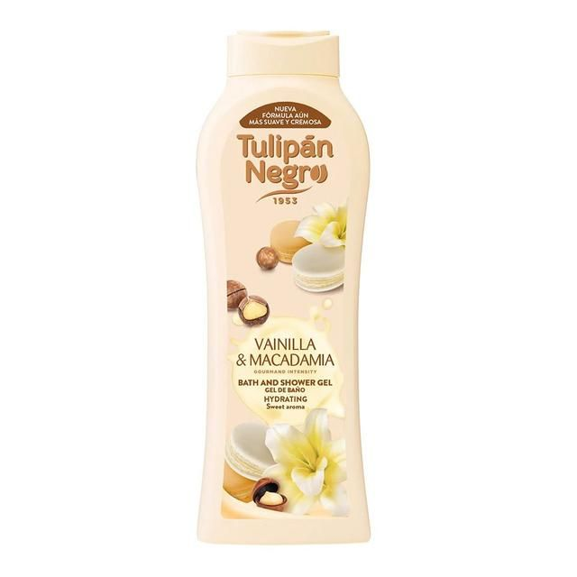 Tulipan Negro Gel De Dus Vainilla Y Macadamia, 650 Ml