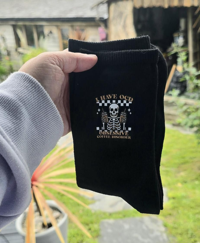 OCD – Obsessive Coffee Disorder Socks
