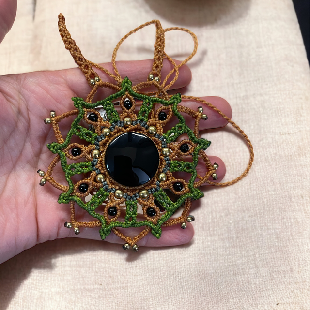 Collier Mandala Automnale 