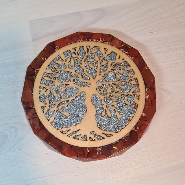 Arbre de vie Jaspe rouge 