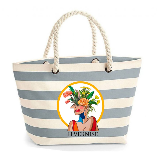 J1-1.2 - Sac de plage - Belle madame