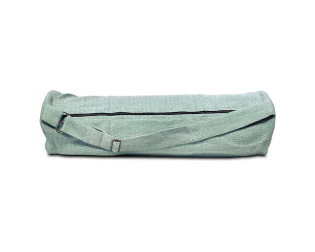 Sac de transport vert pour tapis de yoga