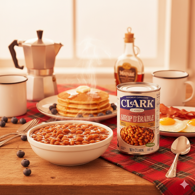 Fèves au sirop d&#039;érable CLARK