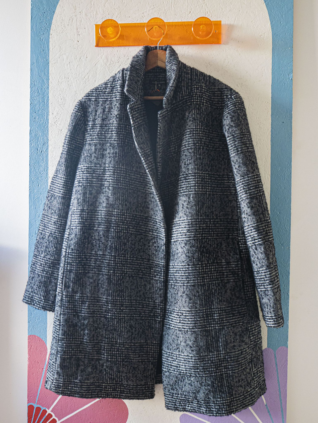 Manteau gris chiné_taille 44