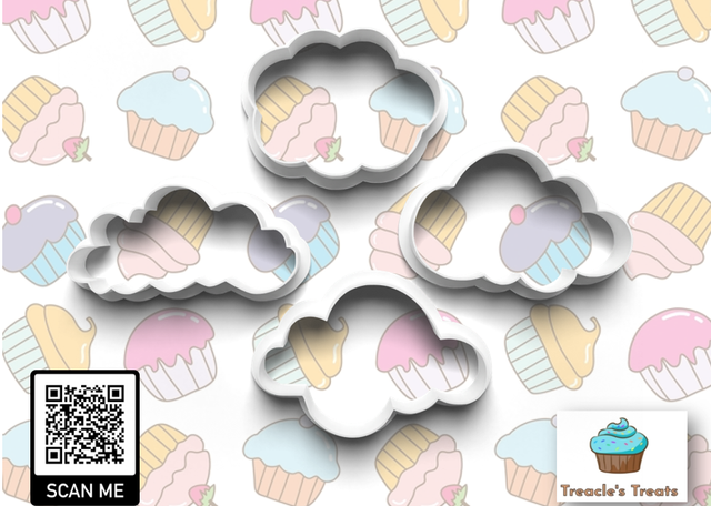 Cloud Theme shaped cutters 