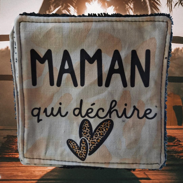 Carré coton réutilisable