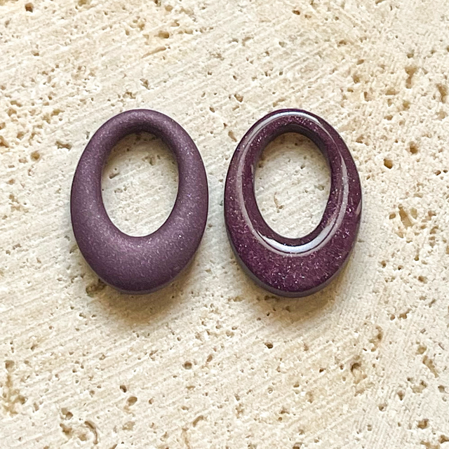 Anela l Pampille Réversible - Aubergine