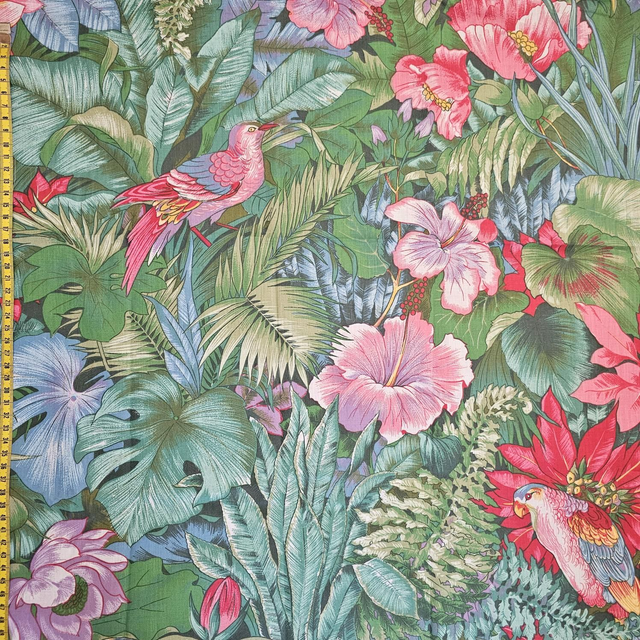 Tissu vintage tropical