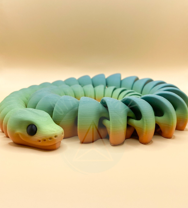 Grand serpent articulé modèle unique