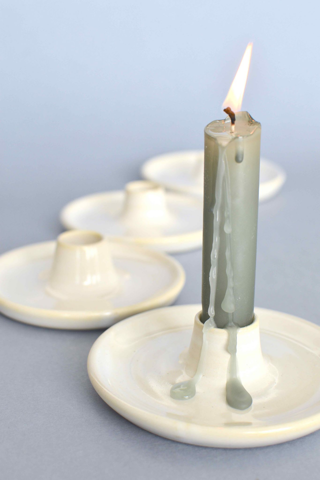 Candle Holder White