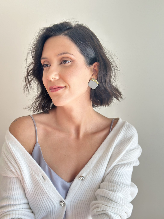 Polymer Clay Earrings ~ Hera