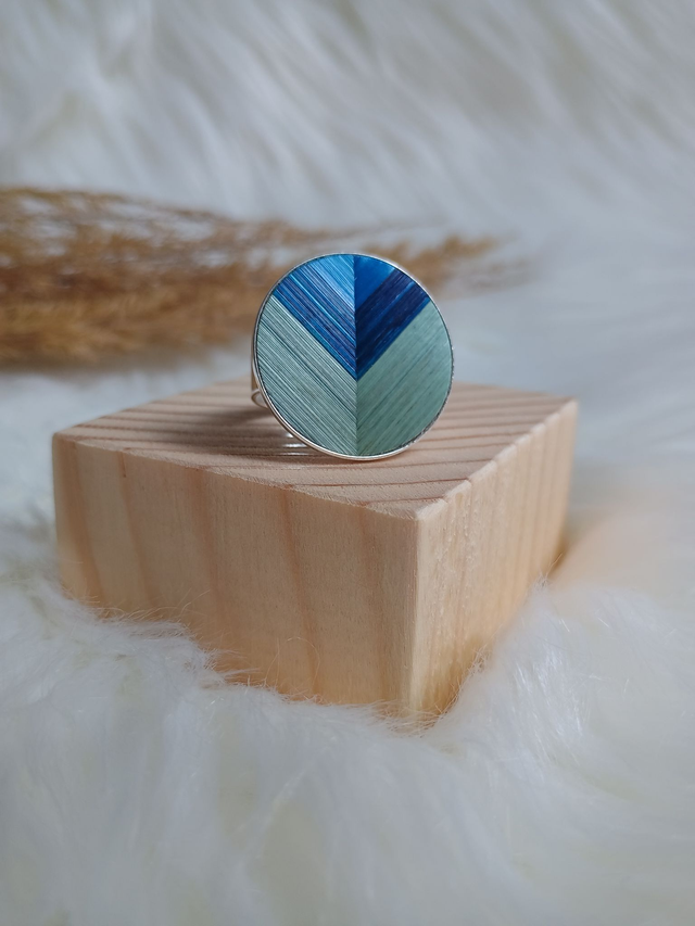 Bague PLATEAU Chevron