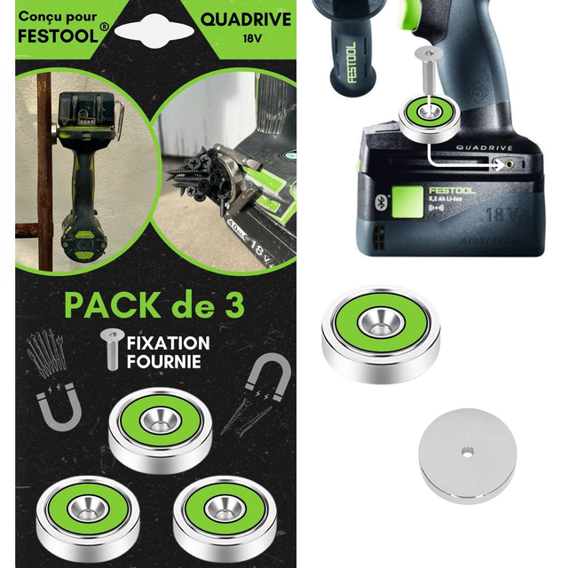 Support Magnétique FESTOOL (lot de 3)