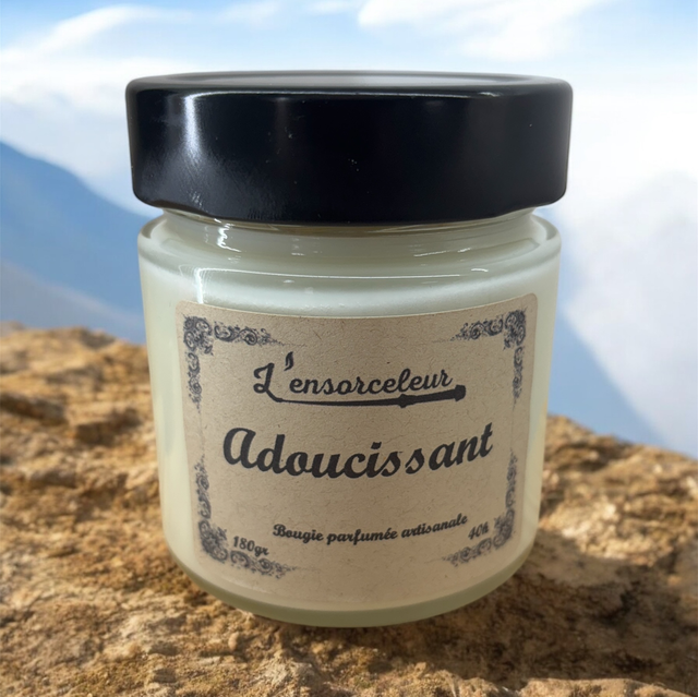 Bougie Adoucissant – fraîcheur florale &amp; boisée