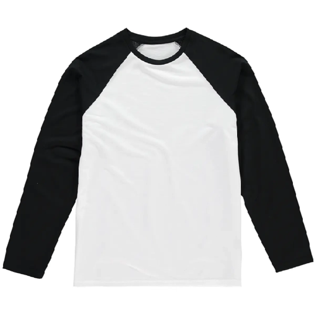 Kids Vanilla Long Sleeve Baseball Tee
