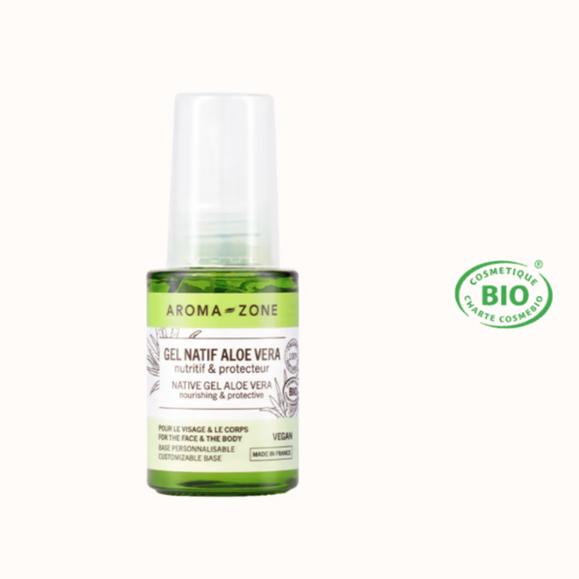 Gel natif d'Aloe Vera Bio