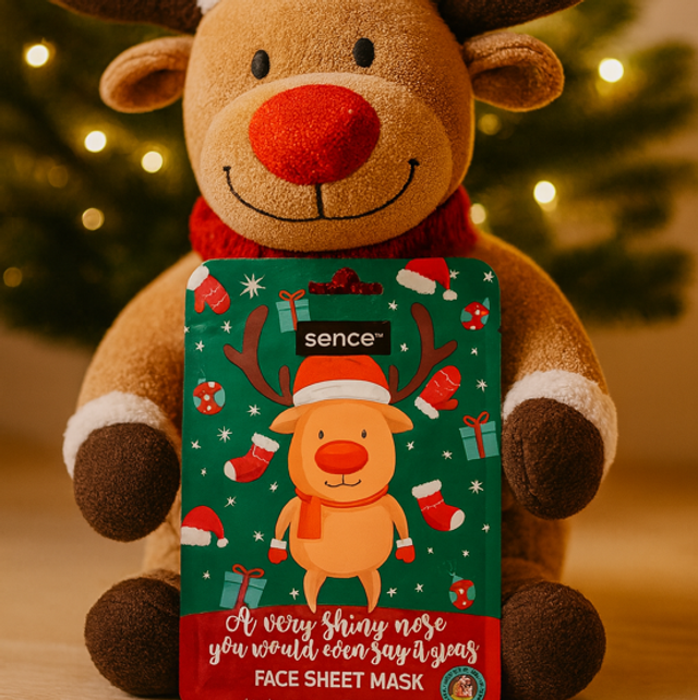 Le masque-visage qui fait briller Noël