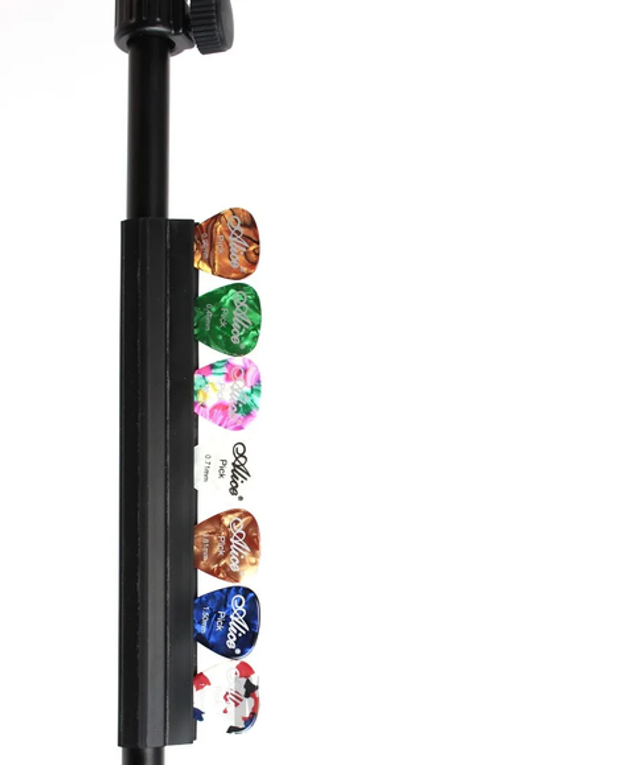 Alice A010C plekter-holder til strenge (5 stk.) black Alice
