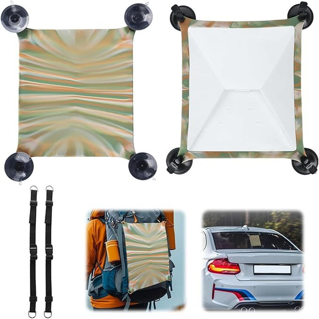 Support à Ventouse pour Starlink Mini avec Coque de Protection en Silicone et Sangles Réglables