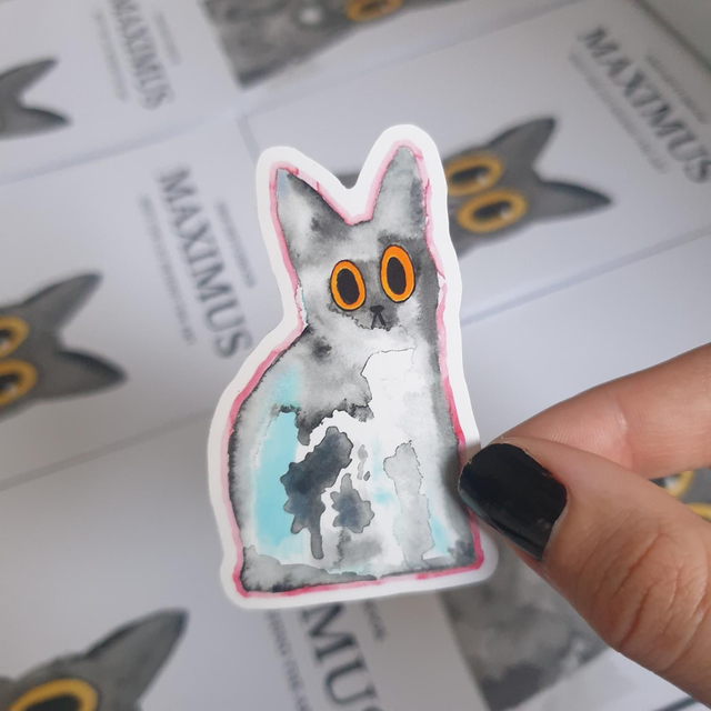 Maximus "Heartily" Sticker