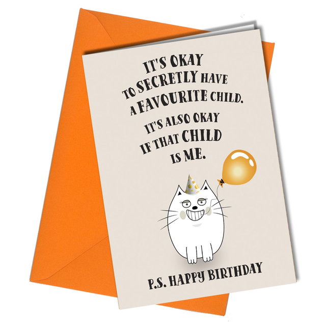 #199 That Child Is Me | Birthday Card From The Cat 