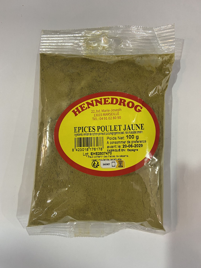 EPICES POULET JAUNE 100G