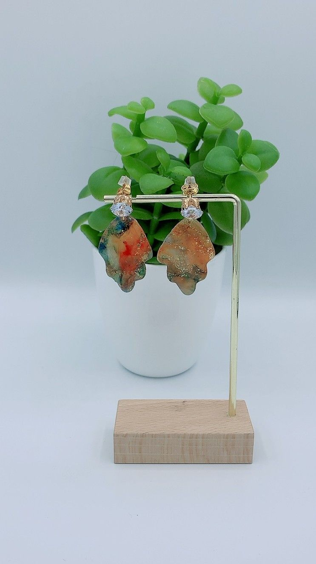 Boucles d'Oreilles "Feuilles d'Automne"