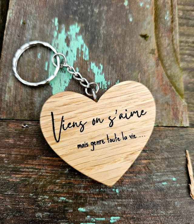 Porte-clés Chêne Personnalisable