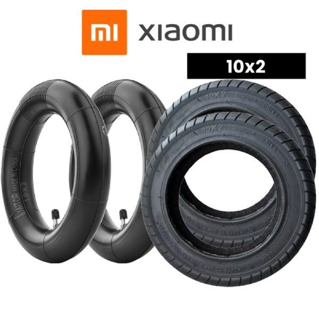 Pack Neumáticos y Cámaras 10×2 Xiaomi