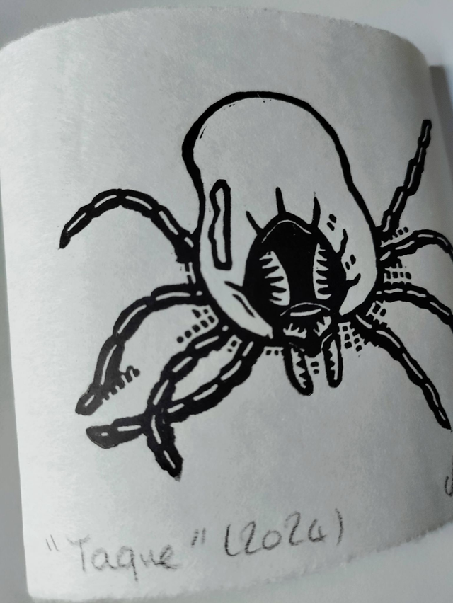 Monsieur Toque impression format carré 10X10cm