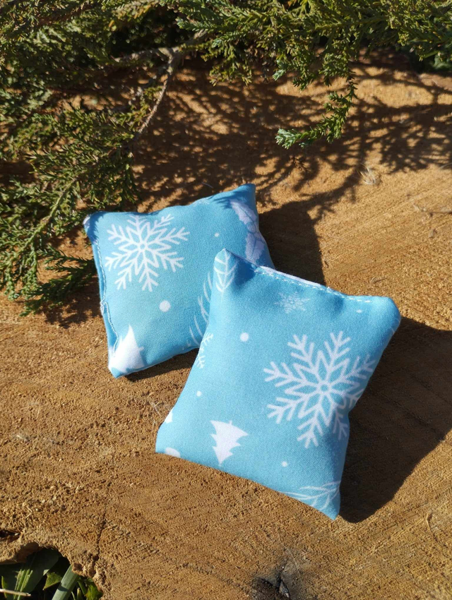 Bouillottes sèches de poche - motif Flocons