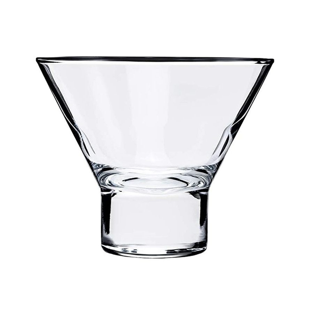 Martiniglas med tjock botten