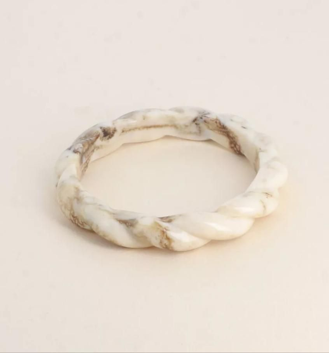 Jonc torsadé en résine