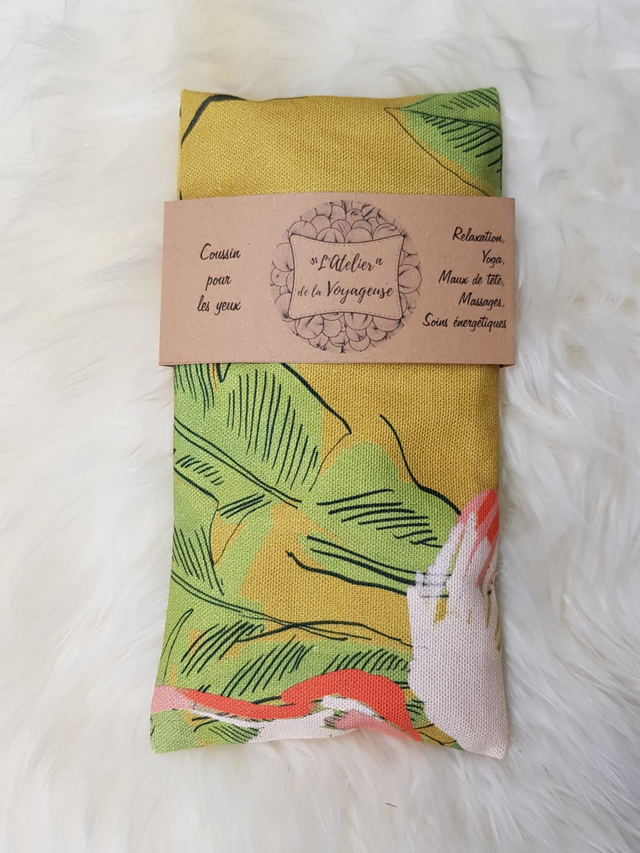 38 - Coussin pour les yeux - Flamingo