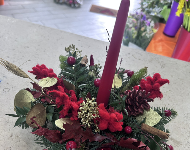 Centri tavola freschi Natalizi 