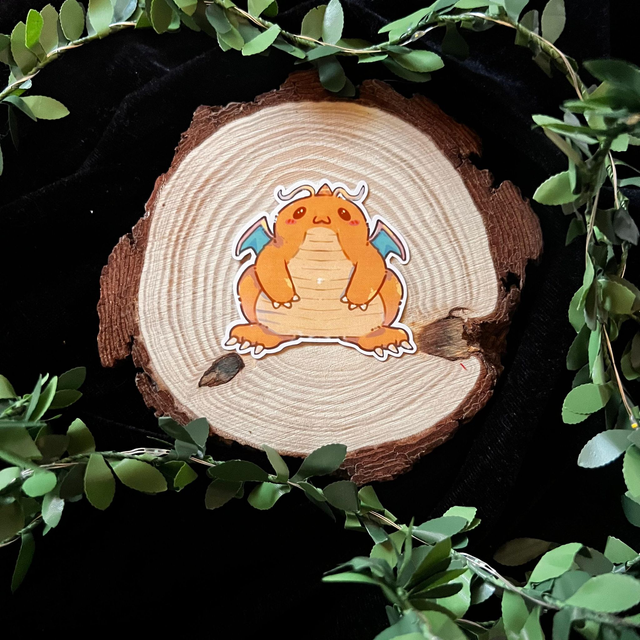 Sticker Pokemon // Dragonite