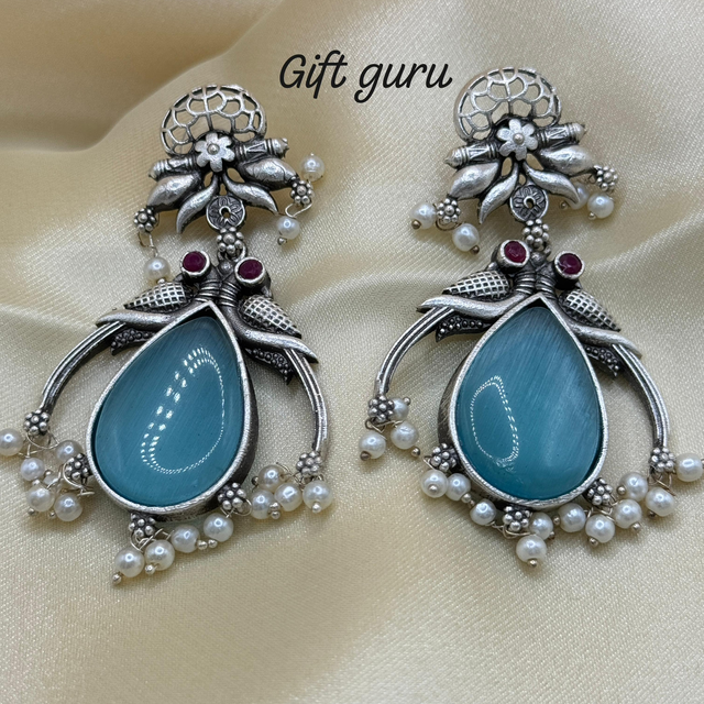 Oxidised Ear rings 