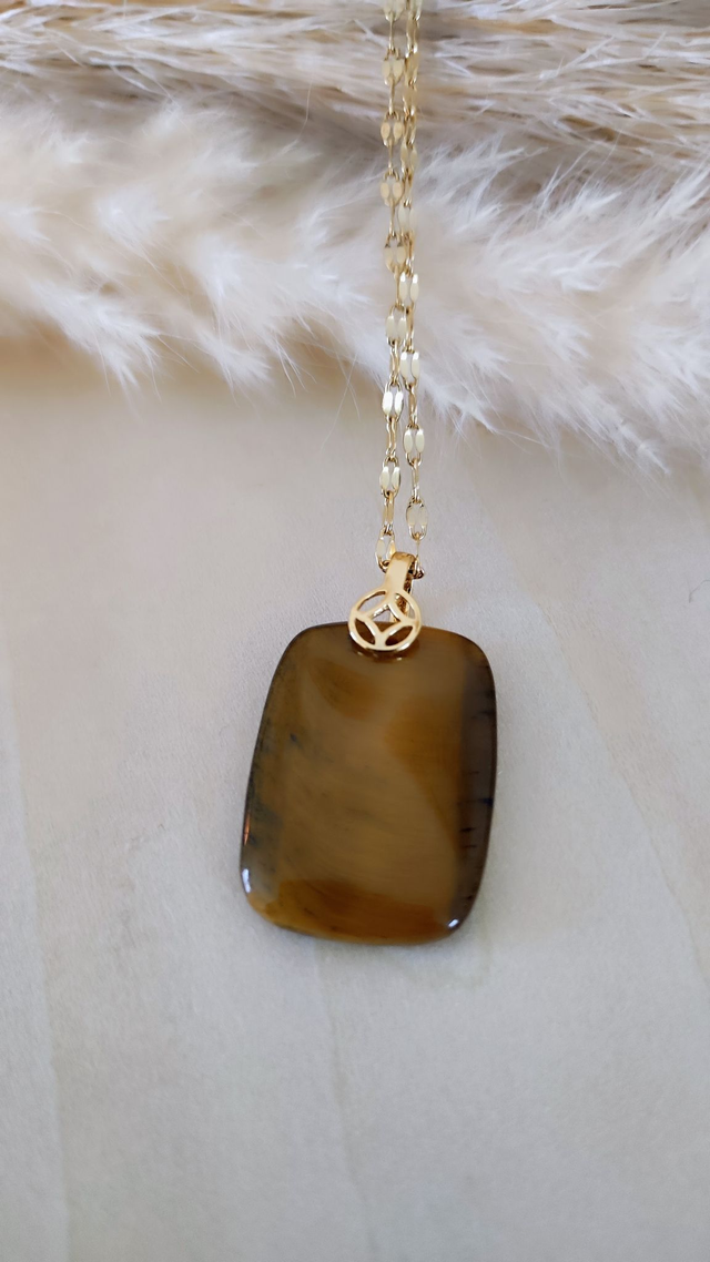 Pendentif "Destin" Oeil de tigre